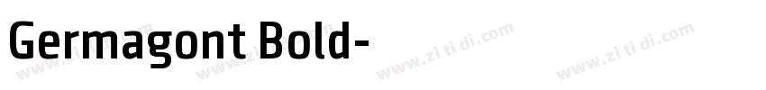 Germagont Bold字体转换